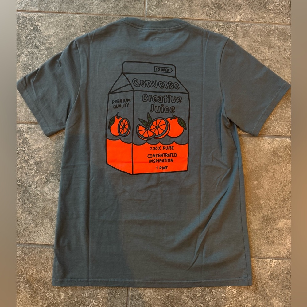 Converse Mens Creative Juice Graphic T-Shirt NWT XS